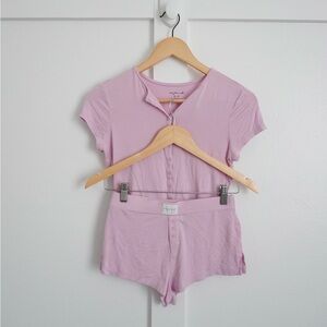Urban Outfitters Out From Under Pajama Set Pink